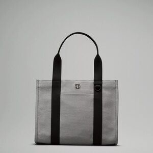 Lululemon Athletica Black and Gray Tote Bag